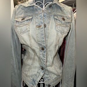Vintage Rare Denim Jean Jacket Abercrombie